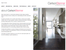 Tablet Screenshot of carlsonstenner.com